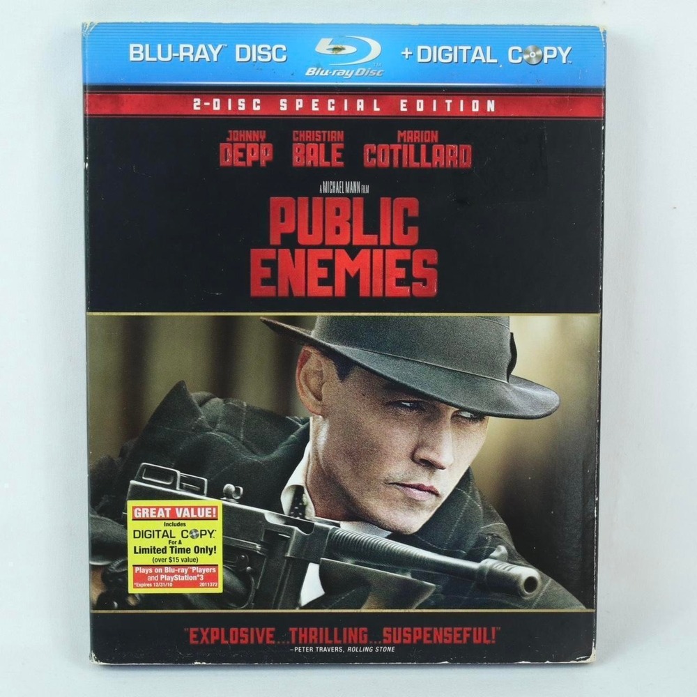 Public Enemies 2-Disc Special Edition Blu-Ray DVD Movie